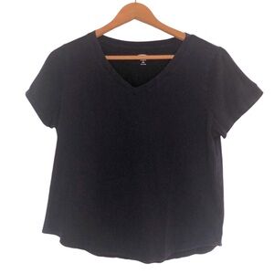 Old Navy Dark Blue V-Neck T-Shirt